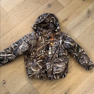 Drake Kids Camouflage Puffer Jacket